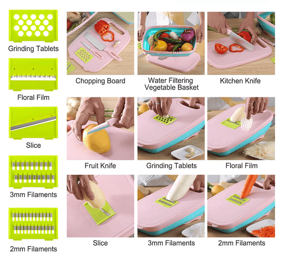 9-in-1 Cutting Board