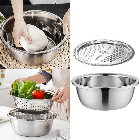 3 in 1 Stainless Steel Bowl