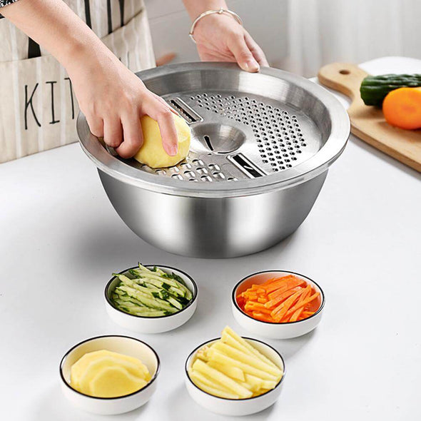 3 in 1 Stainless Steel Bowl