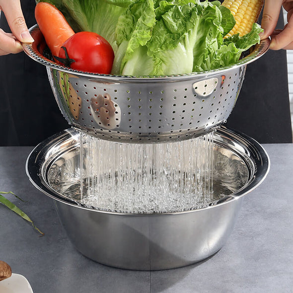 3 in 1 Stainless Steel Bowl